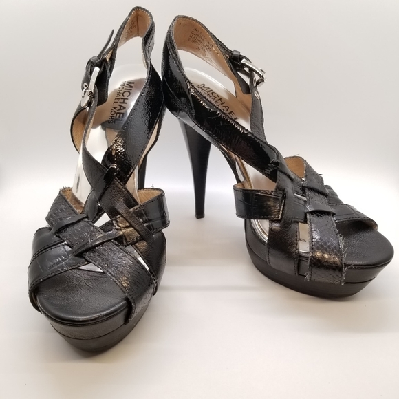 Michael Kors Strappy Open Toed Heels - Picture 5 of 9